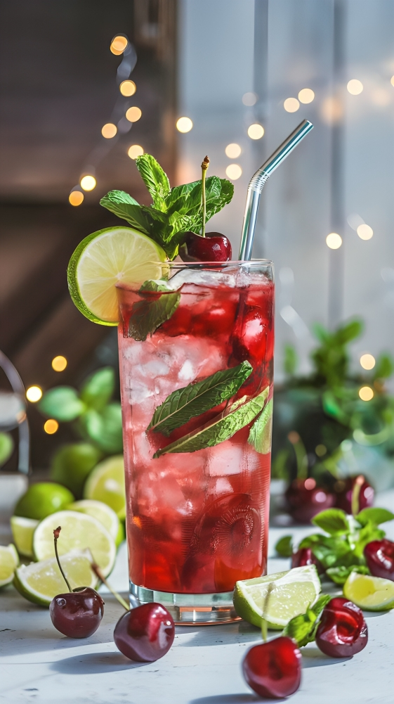 Cherry Mojito: A Refreshingly Sweet Twist on a Classic