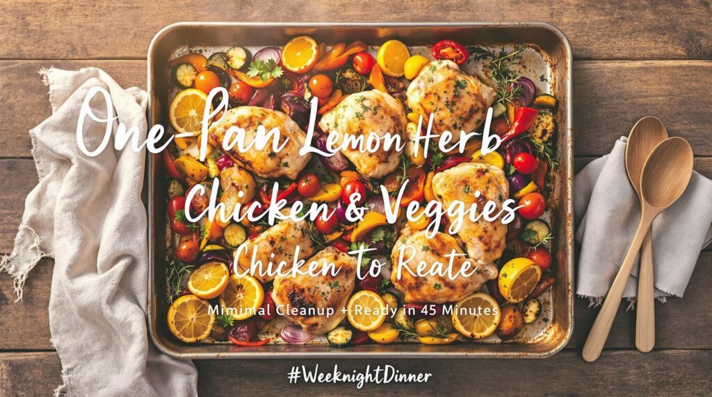 One-Pan Lemon Herb Chicken and Veggies: Your New Go-To Weeknight Hero