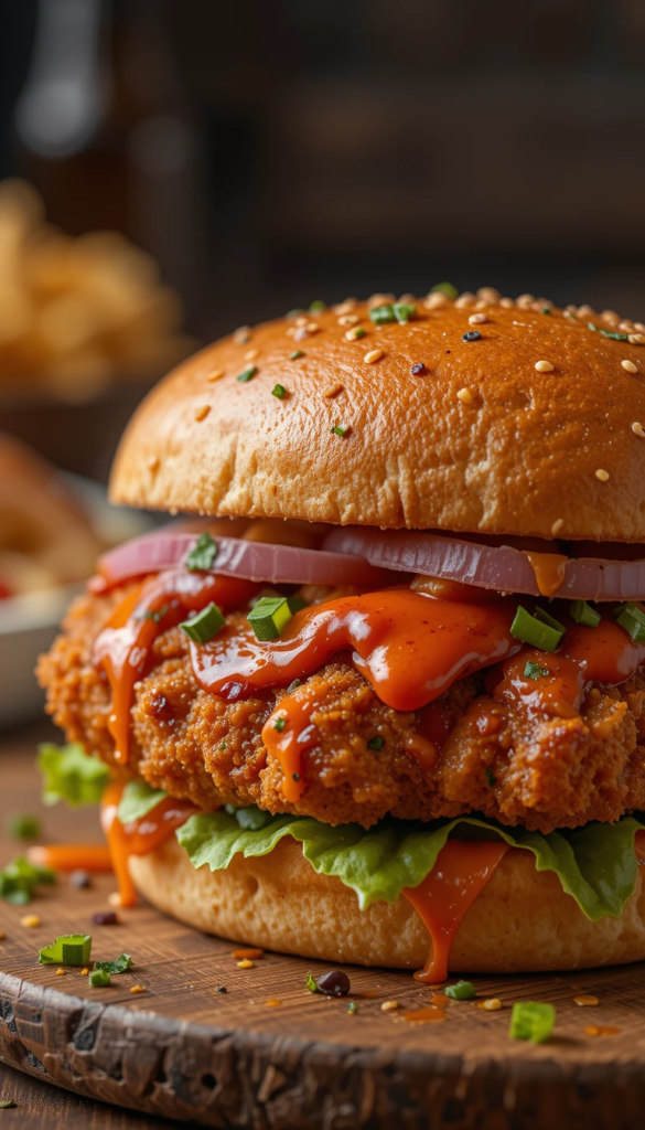 Spice Up Your Life with a Low Carb Nashville Hot Chicken Sandwich