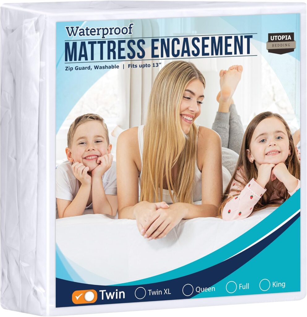 A Cozy Shield for Your Sleep Sanctuary: Utopia Bedding Zippered Mattress Encasement Review