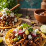 Chicken Mole Tostadas: A Flavor Fiesta on a Crispy Tortilla