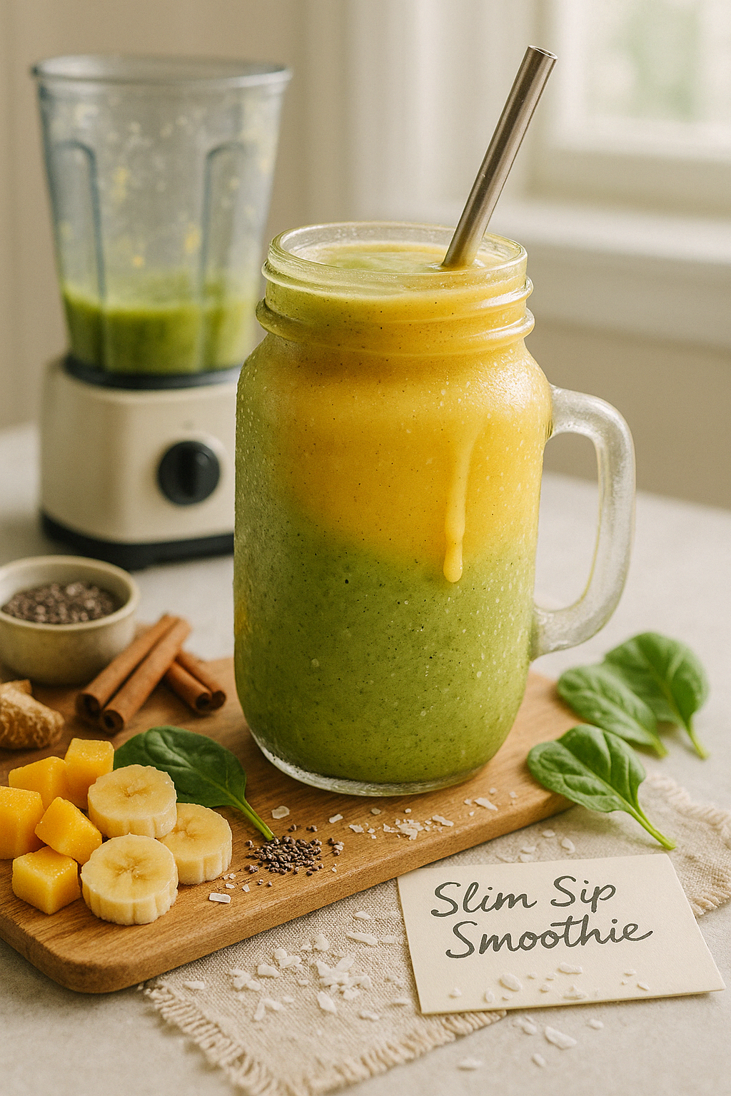Slim Sip Smoothie: Your Go-To Healthy, Delicious Kickstart - Eat Fine Food