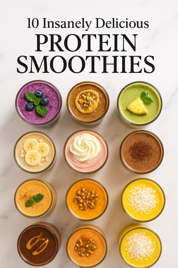 🥤10 Insanely Delicious Protein Smoothie Recipes You’ll Wish You Tried Sooner!