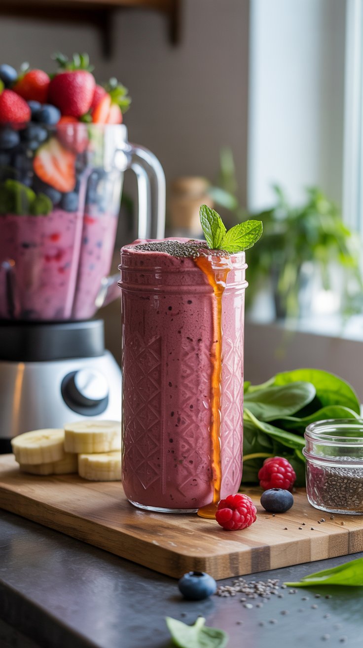 Berry Power Protein Smoothie: Your Ultimate Breakfast Game-Changer ...