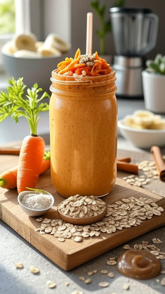 Carrot Cake Protein Smoothie: Your New Breakfast BFF (That Tastes Like Dessert)