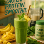Tropical Green Protein Smoothie: Your New Go-To Breakfast or Post-Workout Fuel