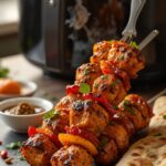 Your New Weeknight Hero: Crispy, Juicy Air Fryer Chicken Tikka Kebabs (So Easy, You’ll Ditch Takeout!)