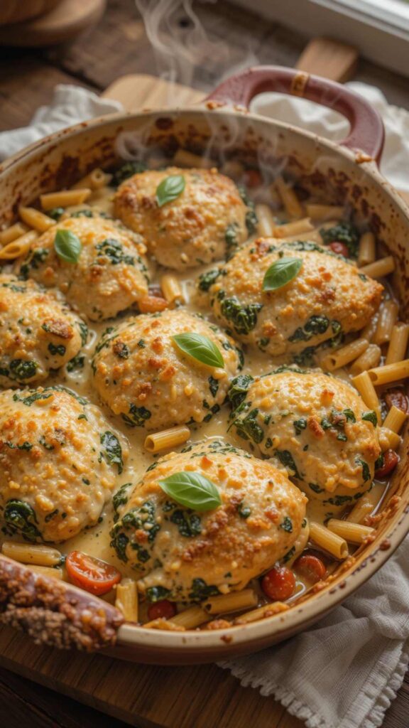 Your New Favorite Comfort Food: Baked Tuscan Chicken Casserole (So Easy, So Good!)
