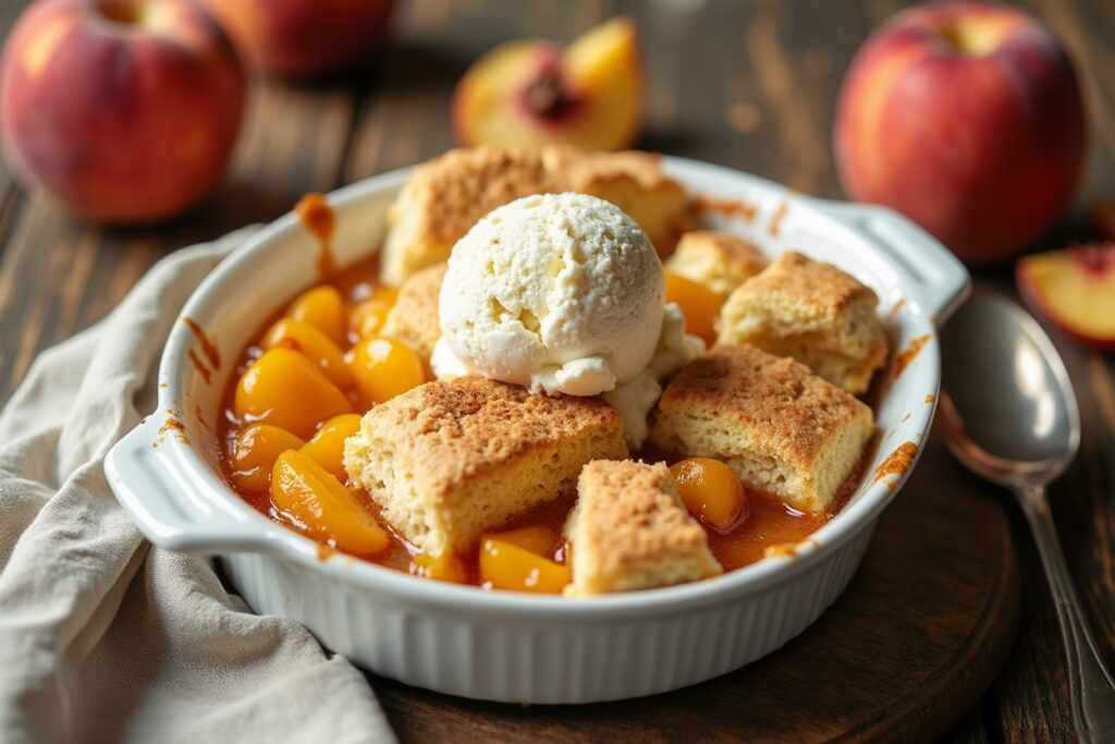 Peach Cobbler Recipe – A Sweet Southern Classic You’ll Fall in Love With!