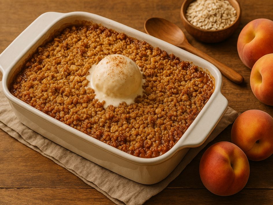 Homemade Peach Crisp Recipe: A Cozy Summer Classic