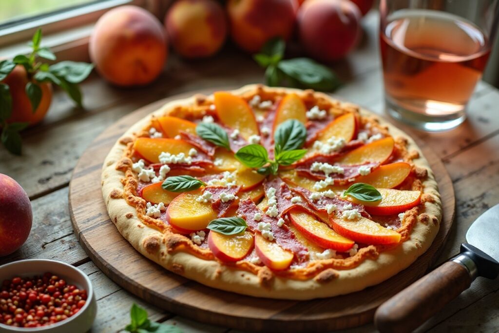 Peach Pizza Recipe: Sweet Meets Savory in the Best Way Possible