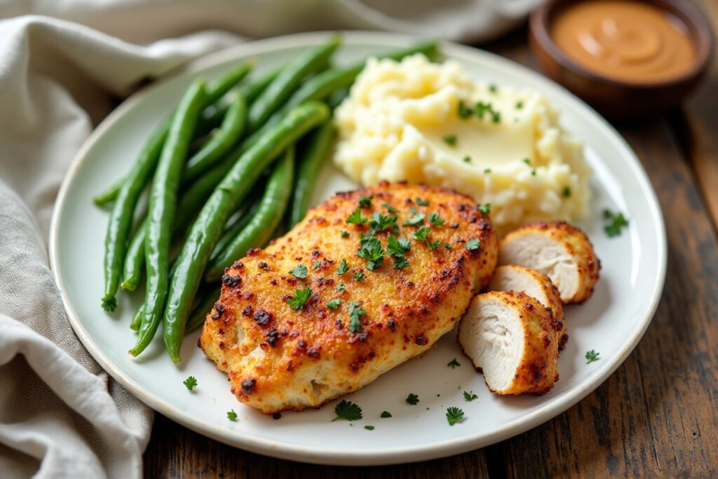 Faux Skin Juicy Baked Chicken: Crispy Outside, Juicy Inside Without the Guilt