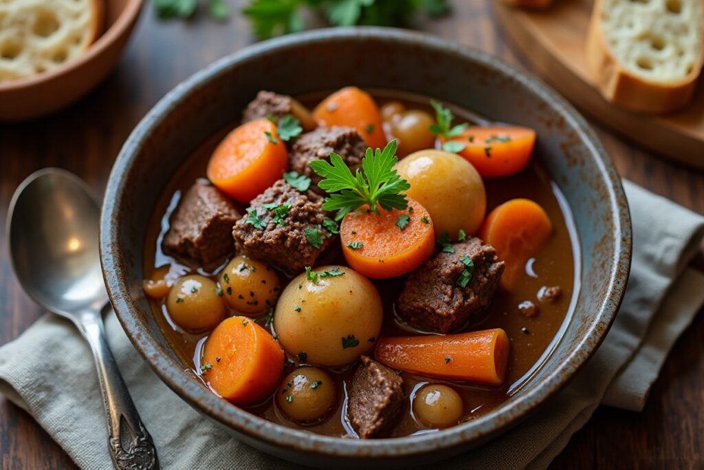 Beef Stew with Root Vegetables – A Comforting Classic for Every Season