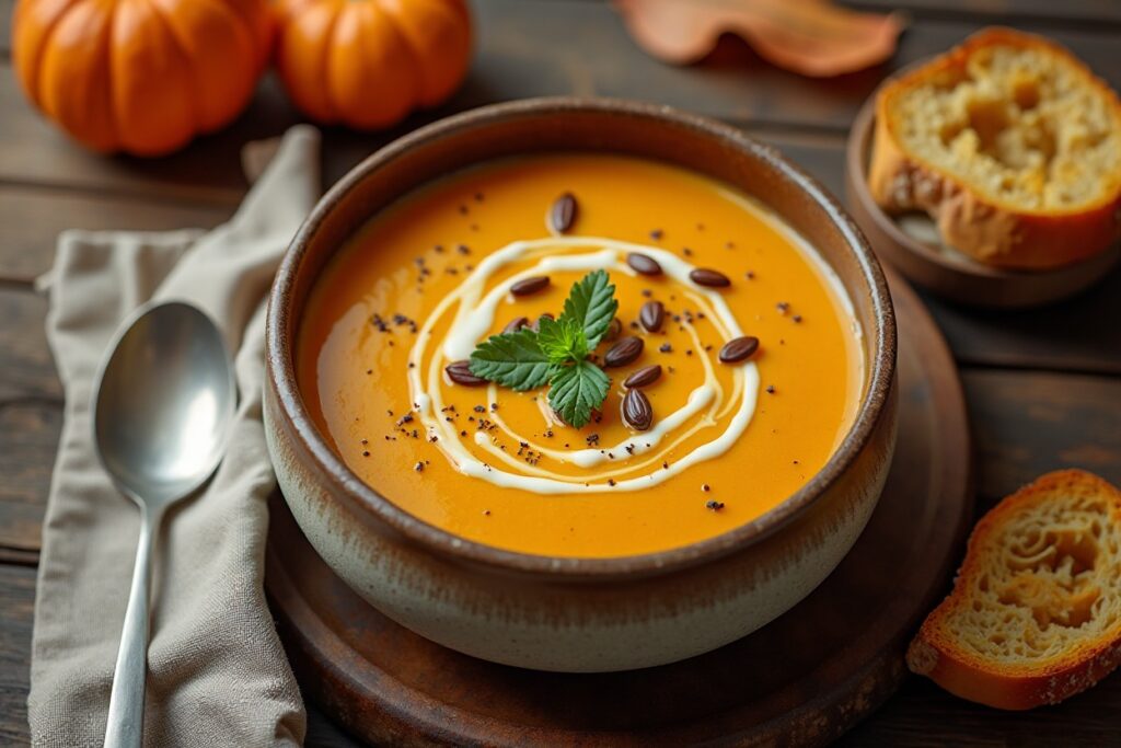 Creamy Pumpkin Soup — A Cozy & Rich Delight