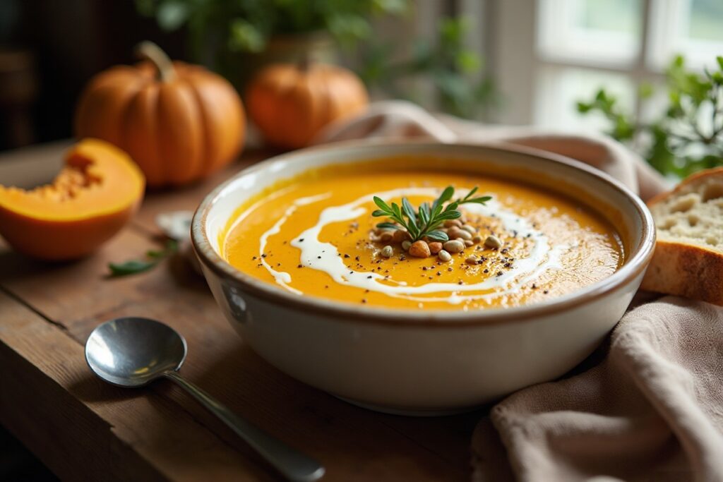 Golden Comfort in a Bowl: The Best Roasted Butternut Squash Soup Recipe for Cozy Nights