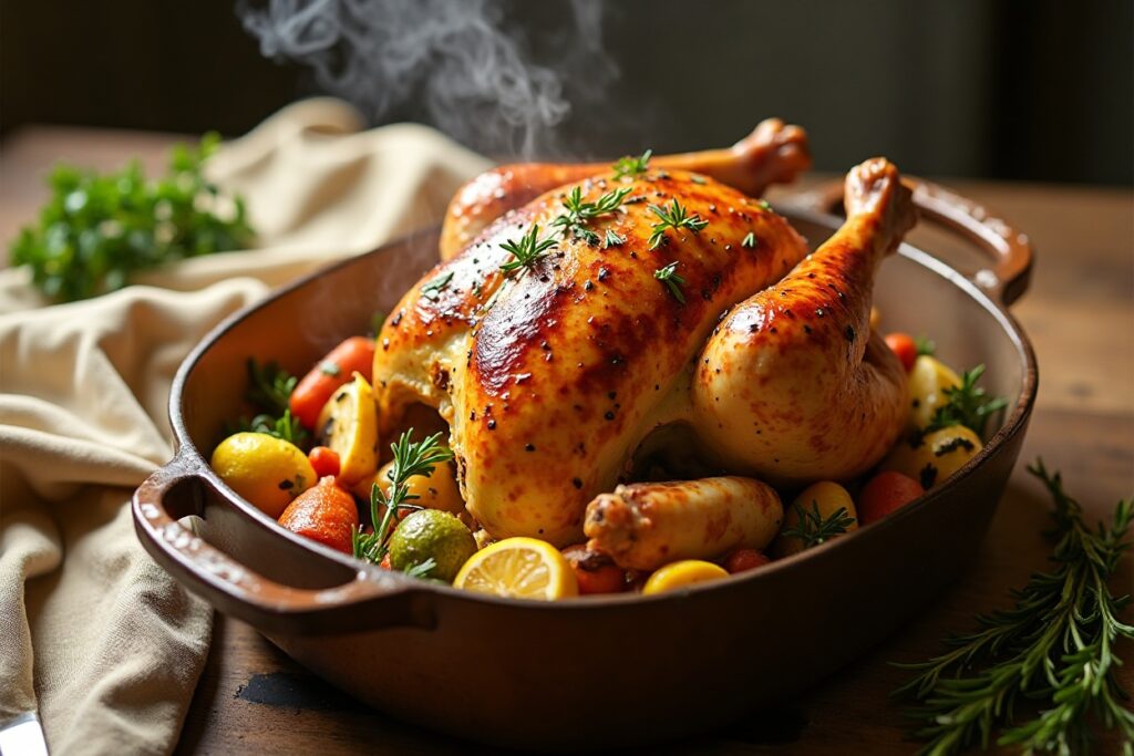 Perfectly Roasted Garlic & Herb Chicken – Juicy, Flavor-Packed, Weeknight Winner!