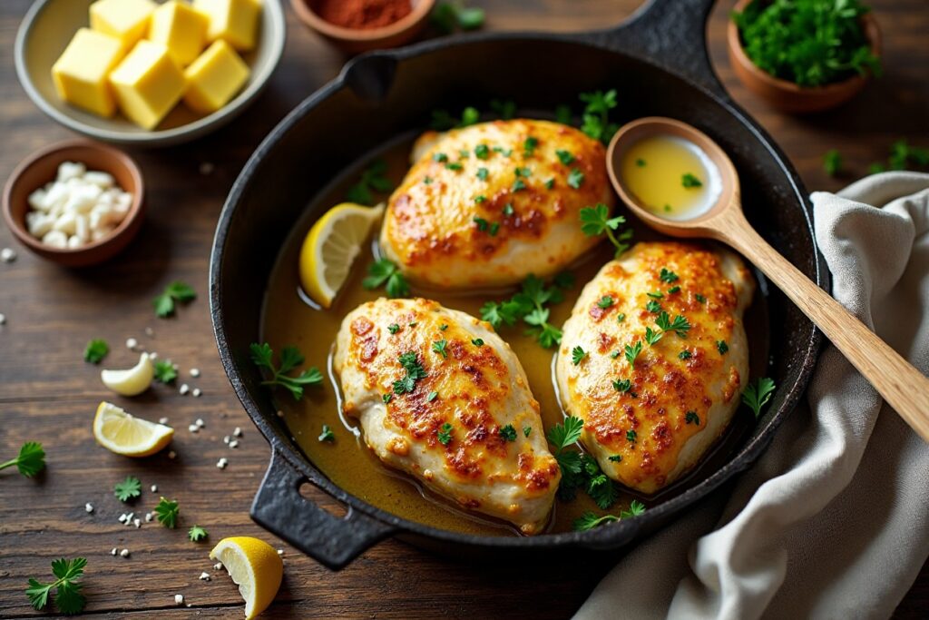Skillet Garlic Butter Chicken: Juicy, Flavor-Packed & Ready in 15 Minutes!