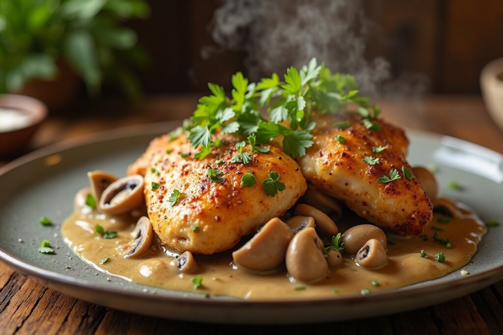 Creamy Mushroom Baked Chicken Thighs: One-Pan Comfort That Delivers