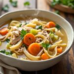 Classic Chicken Noodle Soup Homemade, Cozy & Comforting