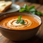 Creamy Tomato Basil Soup That Tastes Like a 5-Star Restaurant (But Made at Home!)