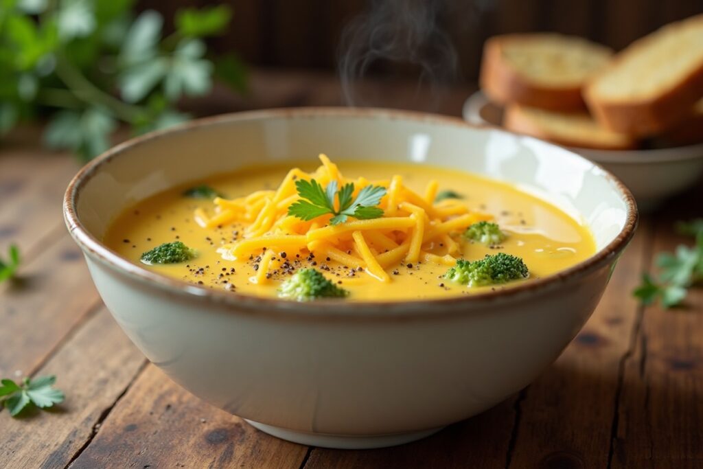The Ultimate Broccoli Cheddar Soup Everyone Is Craving!