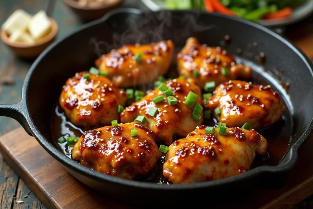 Sticky Honey Garlic Chicken Thighs Recipe Better Than Takeout