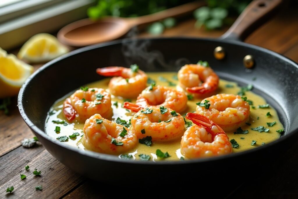 One Pan Creamy Garlic Butter Shrimp Ready in 20 Minutes