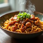 Sticky Garlic Chicken Noodles Better Than Takeout In 30 Minutes