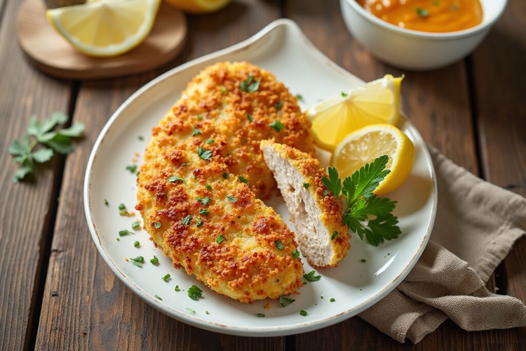 Crispy Parmesan Crusted Baked Chicken Recipe Everyone Loves for Dinner