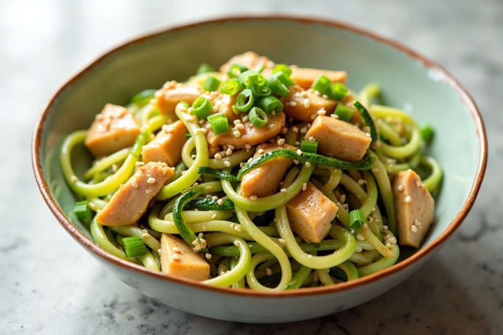 Chicken Zoodle Stir Fry Low Carb Healthy Dinner Recipe Guide