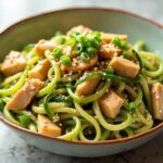Chicken Zoodle Stir Fry Low Carb Healthy Dinner Recipe Guide