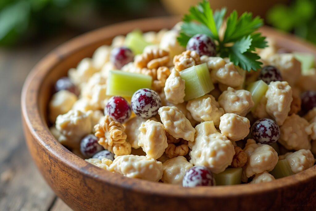 Cranberry Walnut Chicken Salad Recipe (Easy, Creamy & Healthy)