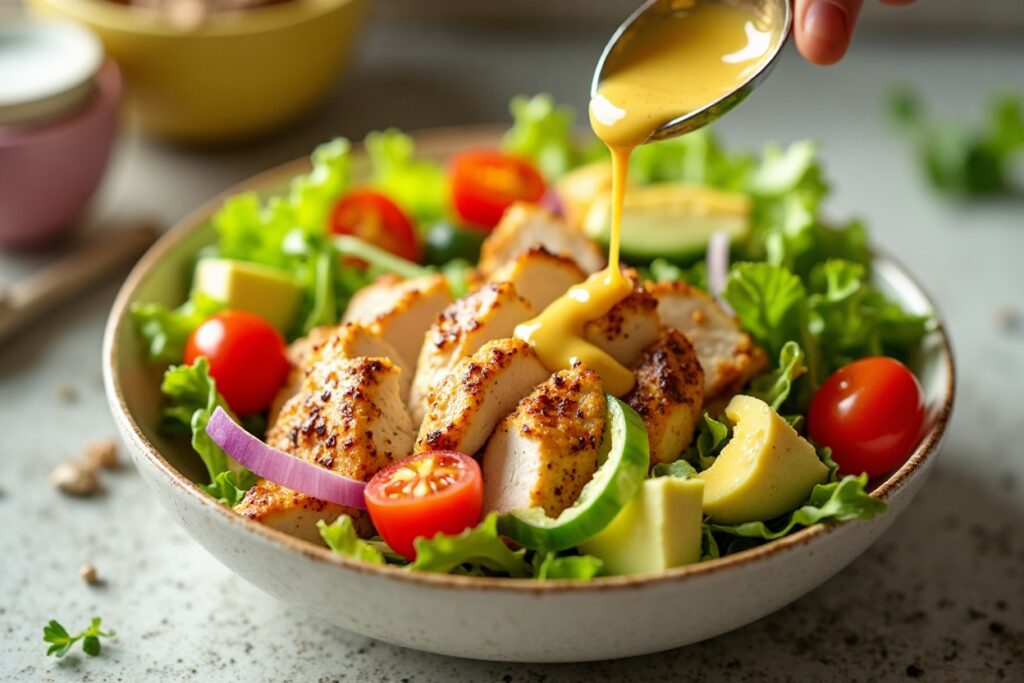 Honey Mustard Chicken Salad Recipe (Easy, Healthy & Delicious)