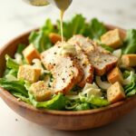 Light Chicken Caesar Salad (Healthy, Creamy & Guilt-Free!)