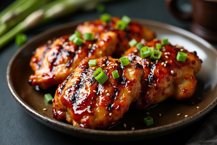 Honey Soy Grilled Chicken Thighs Easy Juicy BBQ Recipe