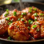 Orange Glazed Chicken Thighs Easy Sticky Sweet Chicken Recipe