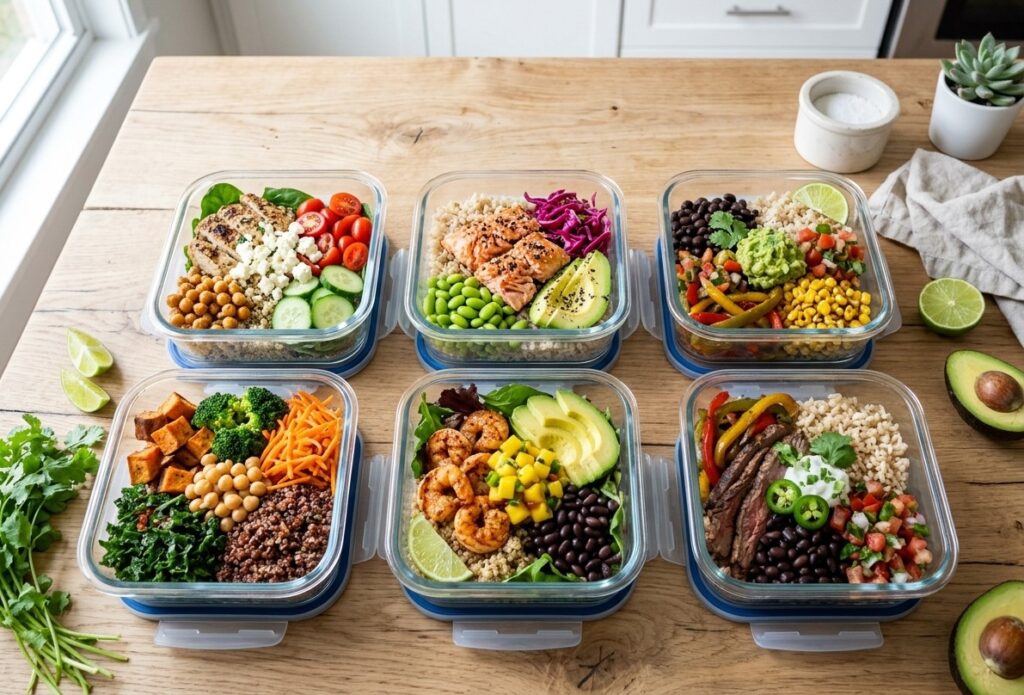 20 Healthy Bowl Meal Prep Recipes for Easy High-Protein Lunches & Dinners