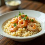 Creamy Garlic Butter Shrimp Risotto Recipe Easy Restaurant Style at Home