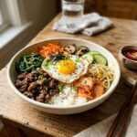 Korean Beef Bibimbap Meal Prep Bowl Easy High Protein Korean Rice Bowl Recipe
