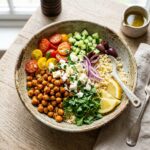 Mediterranean Chickpea and Couscous Bowl Easy Healthy Mediterranean Recipe