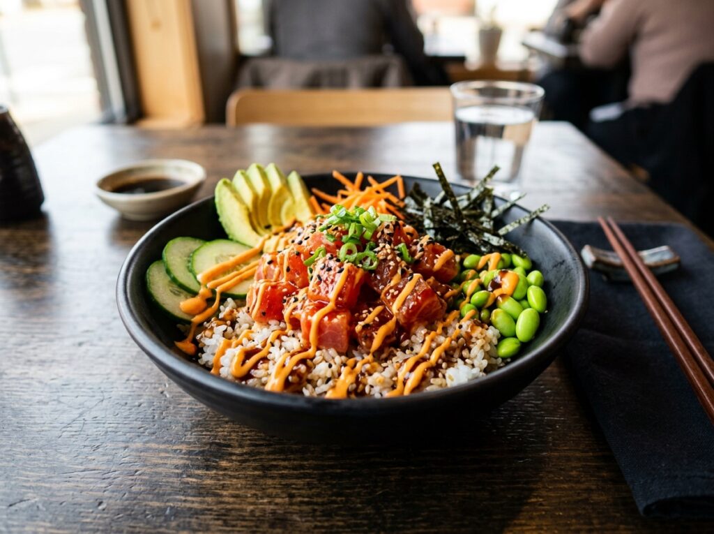 Spicy Tuna Sushi Bowl Recipe Easy High Protein Sushi Bowl
