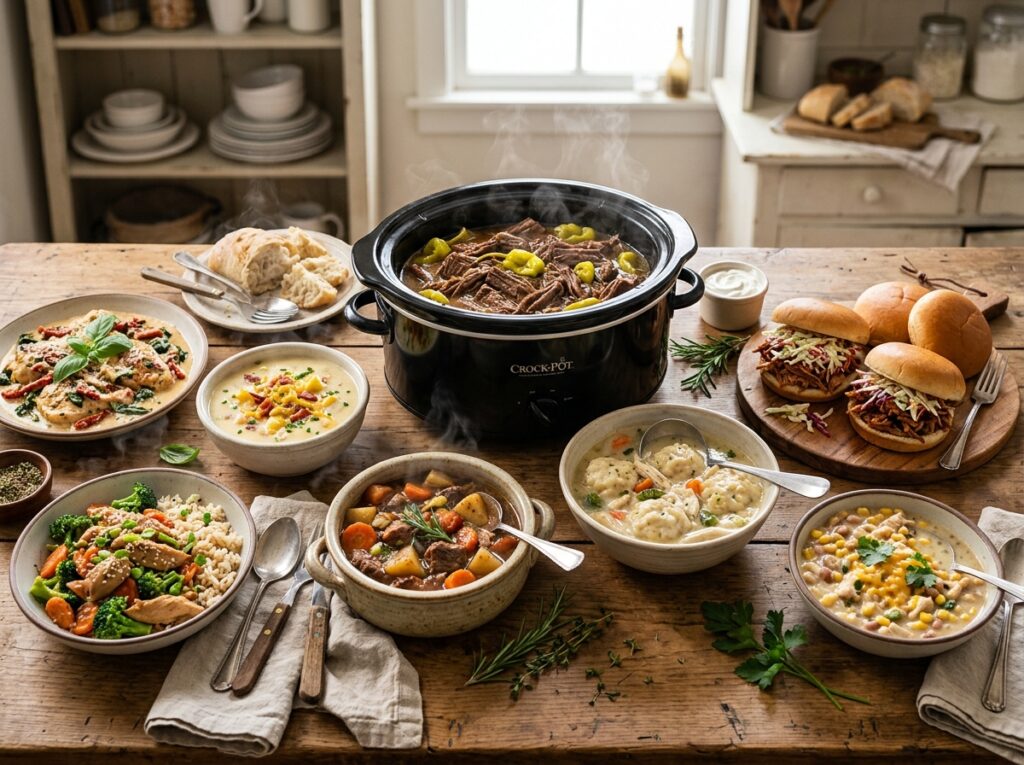20 Best Crockpot Recipes for Easy Family Dinners
