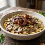Spicy Blackened Shrimp Stroganoff Creamy Cajun Shrimp Pasta Recipe
