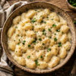 15 Minute Creamy Alfredo Gnocchi