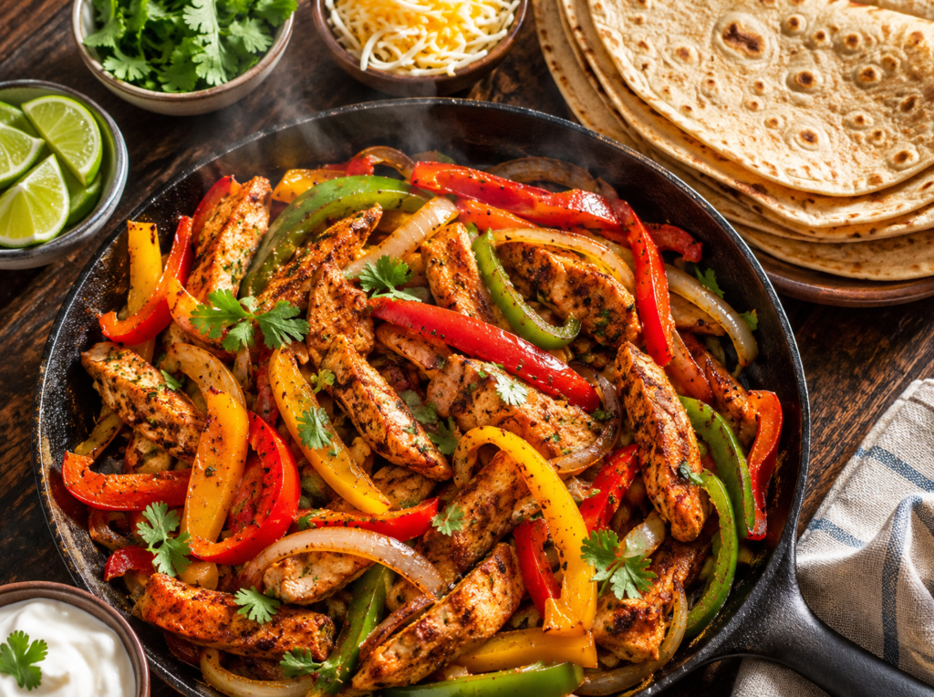 Air Fryer Chicken Fajitas Recipe – Quick Easy Weeknight Dinner