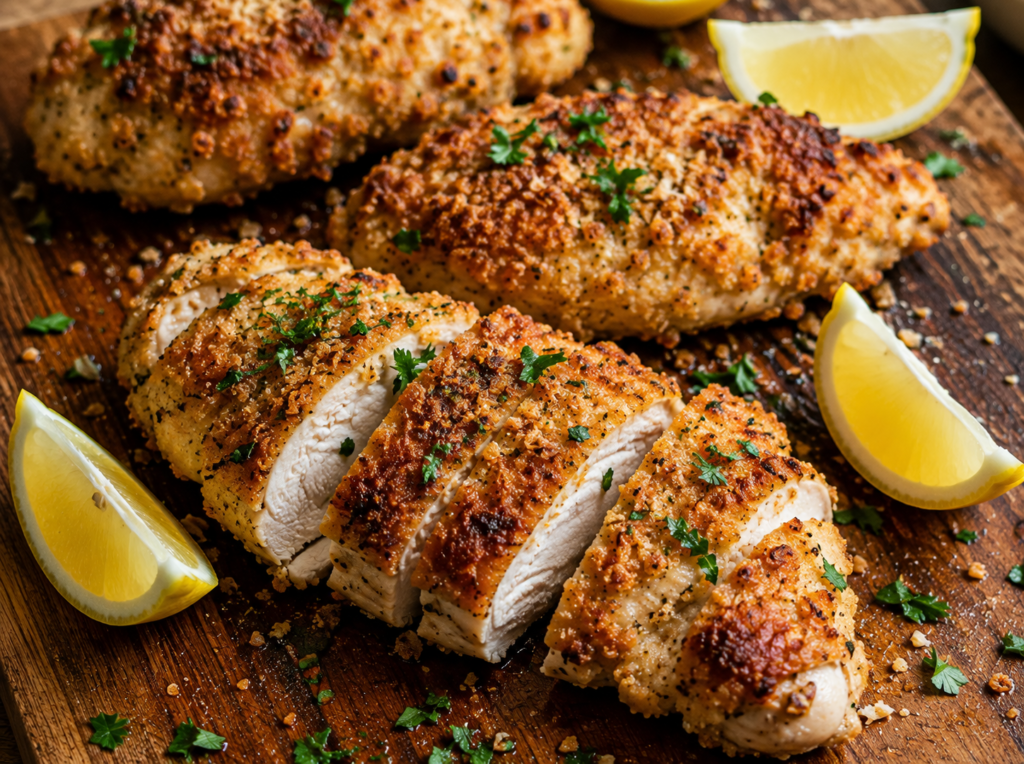 Crispy Baked Parmesan Chicken That Tastes Like a Restaurant Cheat Day