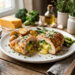 Broccoli Cheddar Stuffed Chicken Breast Recipe Easy Cheesy Family Dinner