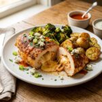 Buffalo Chicken Stuffed Chicken Breast Recipe Easy Cheesy Spicy Dinner
