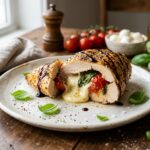 Caprese Stuffed Chicken Breast Recipe Easy Juicy Italian Dinner