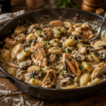 Chicken Mushroom White Wine Gnocchi